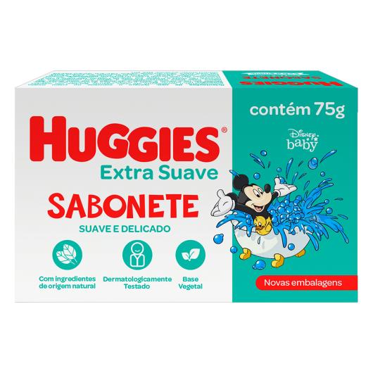 Sabonete Infantil Barra Extra Suave Disney Baby Huggies Caixa 75g - Imagem em destaque
