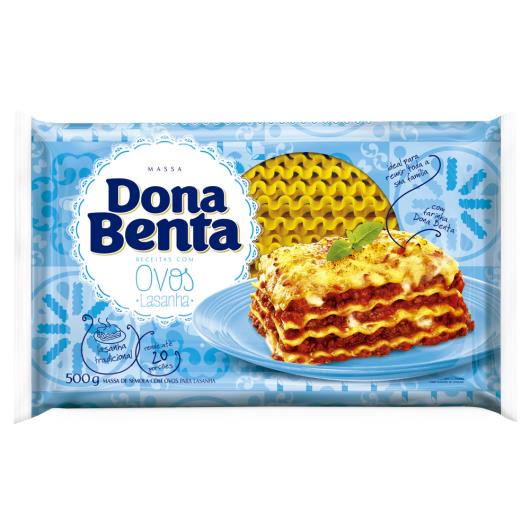 Massa Dona Benta Lasanha 500g - Imagem em destaque