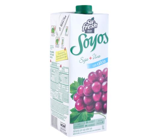 Bebida de soja Soyos sabor uva 1L - Imagem em destaque
