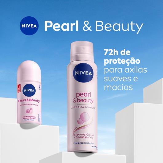 Desodorante Antitraspirante Aerossol Nivea Pearl & Beauty 150ml - Imagem em destaque