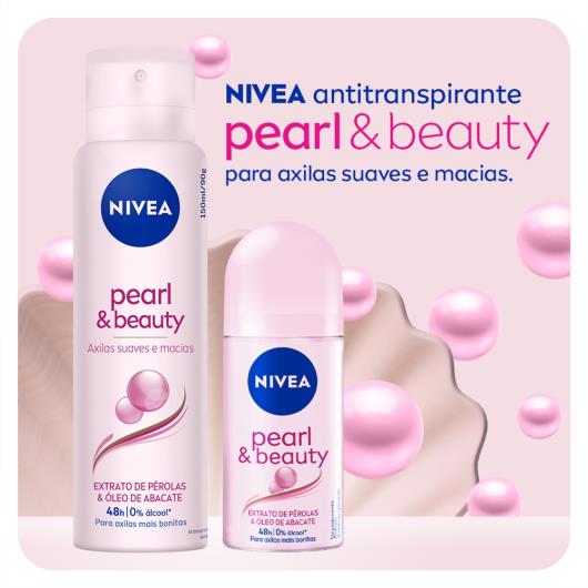NIVEA Antitranspirante Pearl & Beauty Roll-on 50ml - Imagem em destaque