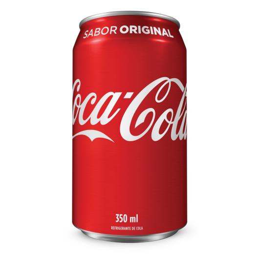 Refrigerante Coca-Cola Original LATA 350ML - Imagem em destaque