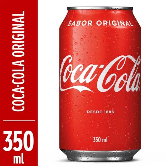 Refrigerante Coca-Cola Original LATA 350ML - Imagem em destaque