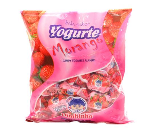 Bala Dimbinho de iogurte com morango  200g - Imagem em destaque