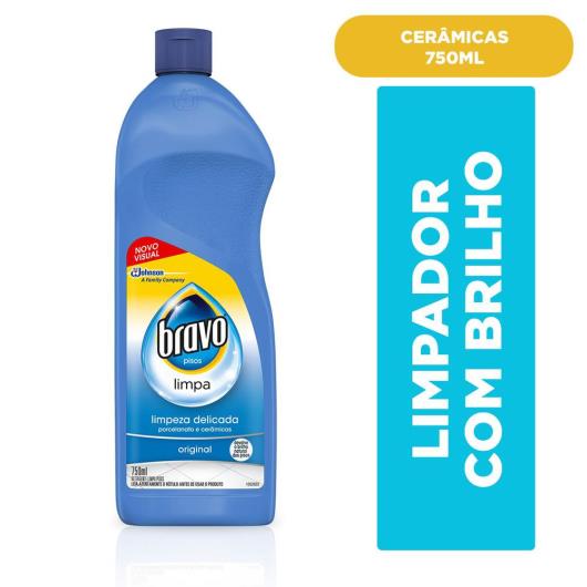 Limpador Bravo Limpeza Delicada Cerâmica e Porcelanato Original 750ml - Imagem em destaque