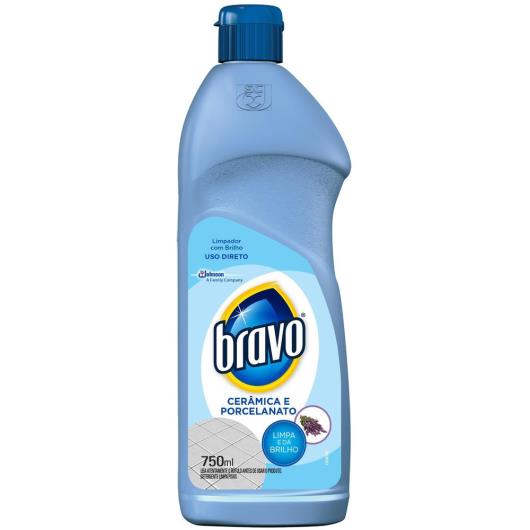 Limpador Bravo Limpeza Delicada Cerâmica e Porcelanato Original 750ml - Imagem em destaque