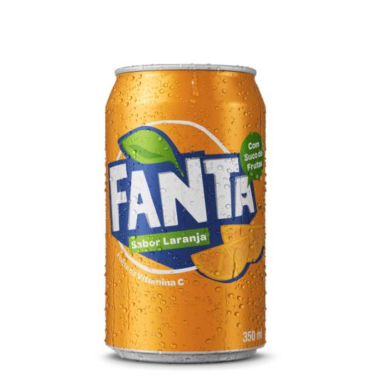 Refrigerante Fanta Sabor Laranja LATA 350ML - Imagem em destaque