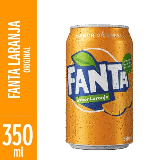 Refrigerante Fanta Sabor Laranja LATA 350ML - Imagem em destaque