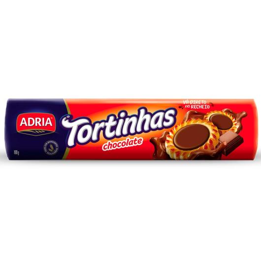Biscoito Adria Tortinha sabor chocolate 160g - Imagem em destaque