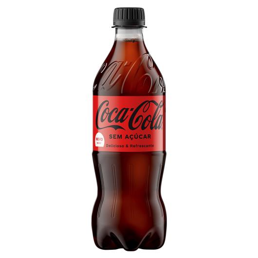 Refrigerante Coca Cola Sem Açúcar pet 600ml - Imagem em destaque