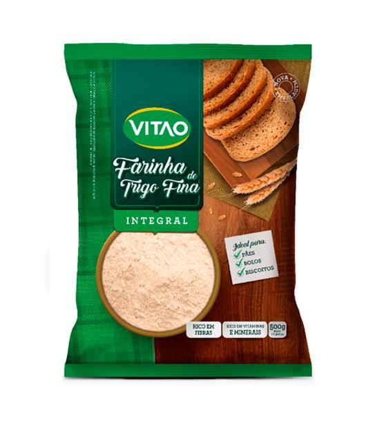 Farinha de trigo integral fina Vitao 500g - Imagem em destaque