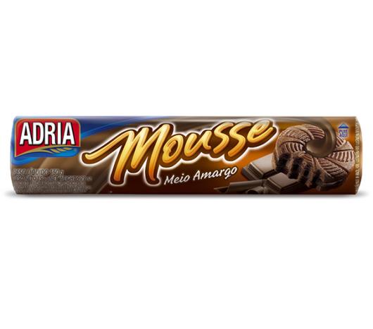 Biscoito Adria mousse meio amargo 150g - Imagem em destaque
