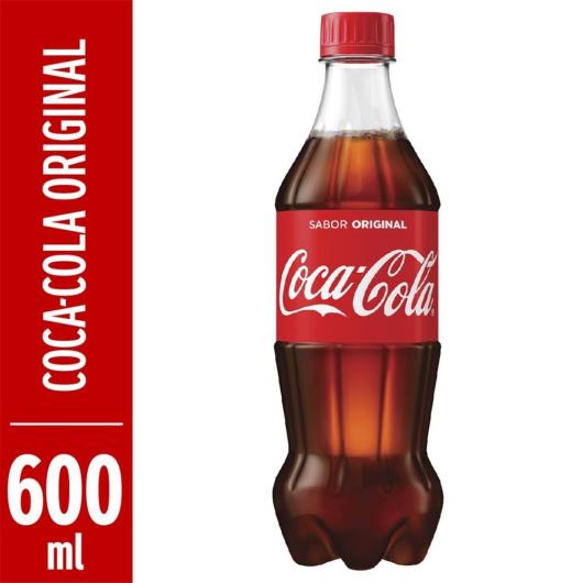 Refrigerante Coca-Cola ORIGINAL PET 600ML - Imagem em destaque