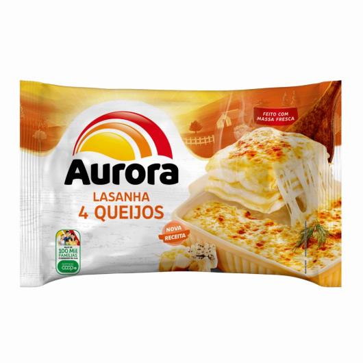Lasanha quatro queijos Aurora  600g - Imagem em destaque