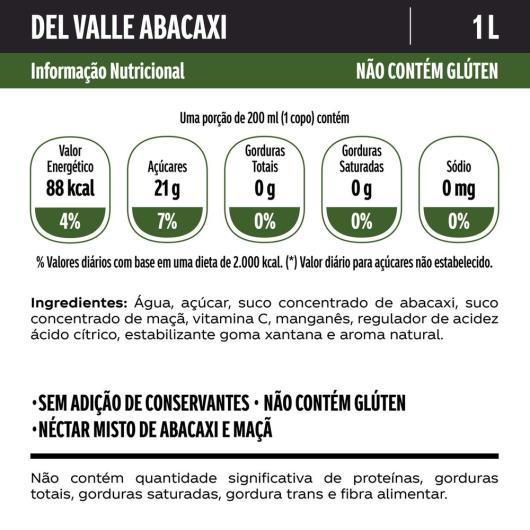 Suco Del Valle Néctar Sabor Abacaxi TP 1L - Imagem em destaque