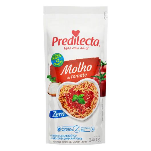 Molho de Tomate Refogado Predilecta Zero Sachê 340g - Imagem em destaque