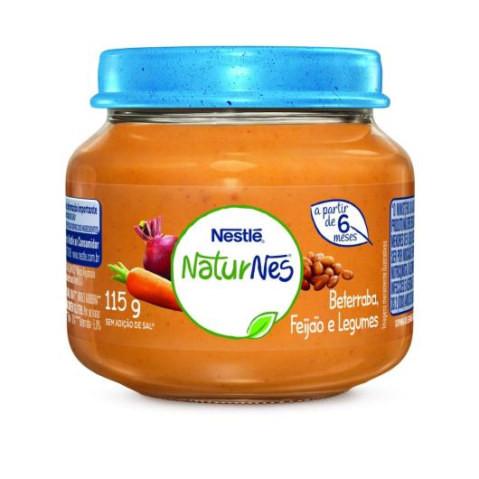 Papinha Nestlé Naturnes Beterraba Feijão e Legumes 115g - Imagem em destaque