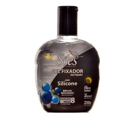 Gel Incolor  Siles fixação forte mega 8 com silicone Siles 250g - Imagem em destaque