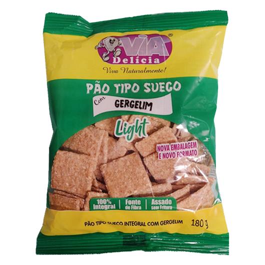 Pão Via Delícia Sueco de Gergelim Light 180g - Imagem em destaque