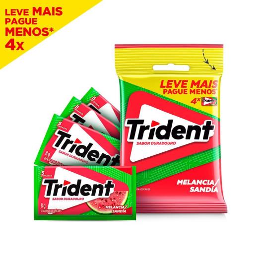 Chiclete Trident melancia bag com 4 unidades - Imagem em destaque