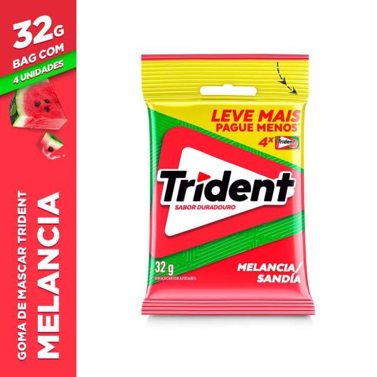 Chiclete Trident melancia bag com 4 unidades - Imagem em destaque