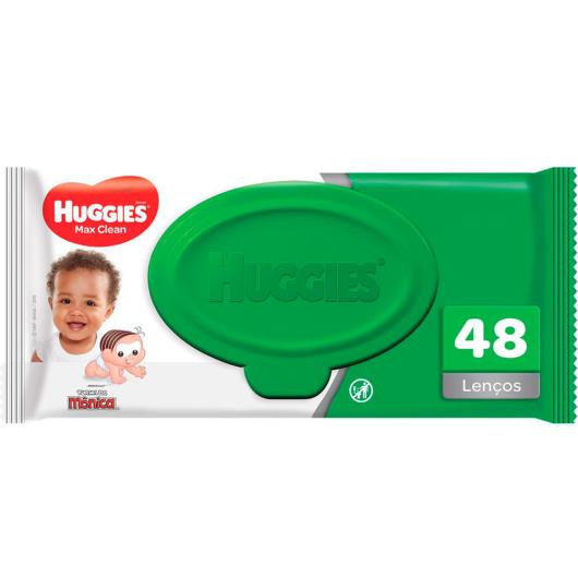 Lenços Umedecidos Huggies Max Clean - 48 unidades - Imagem em destaque