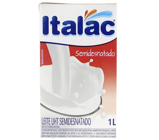 Leite Italac UHT semidesnatado 1L - Imagem em destaque