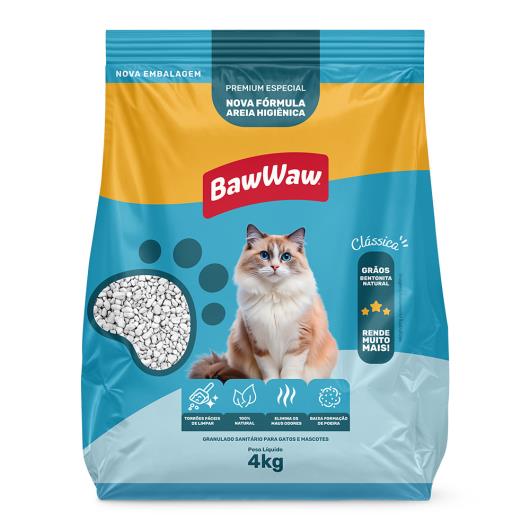 Areia Sanitária Baw Waw 4kg - Imagem em destaque