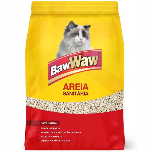 Areia sanitária para gatos Baw Waw 4kg - Imagem em destaque