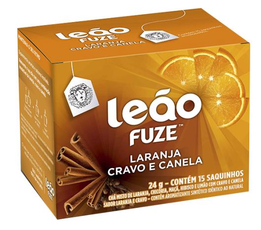 Chá Leão misto laranja,cravo e canela 24g - Imagem em destaque