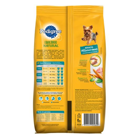 Alimento para Cães Adultos Raças Minis e Pequenas Frango Pedigree Equilíbrio Natural 1kg - Imagem em destaque