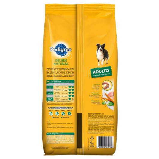 Alimento para Cães Adultos Raças Médias e Grandes Frango Pedigree Equilíbrio Natural 3kg - Imagem em destaque