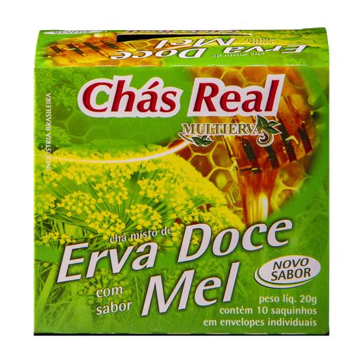 Chá Real Multiervas Erva Doce e Mel 20g - Imagem em destaque