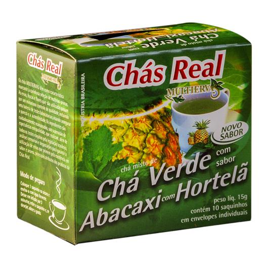 Chá Verde Misto Abacaxi com Hortelã Real Multiervas 15g - Imagem em destaque
