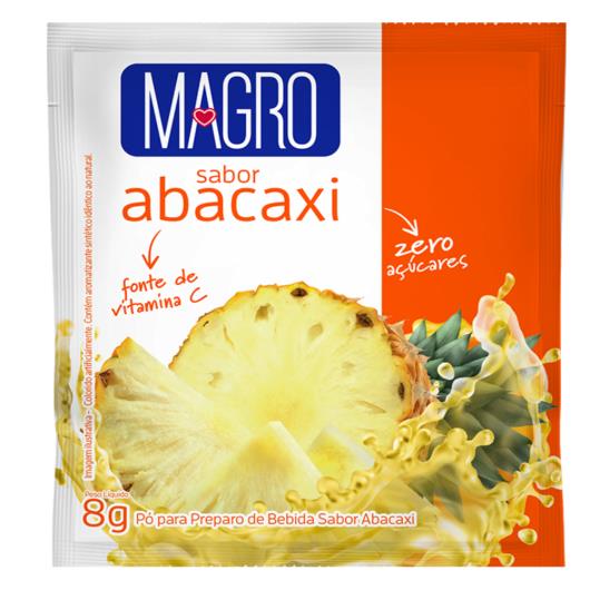 Refresco em pó Magro Zero Açúcares Sabor Abacaxi 8g - Imagem em destaque