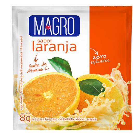 Refresco em Pó Magro Zero Açúcares Sabor Laranja 8g - Imagem em destaque