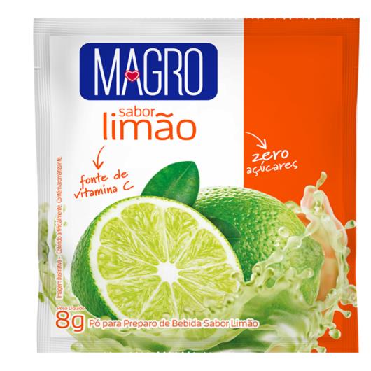 Refresco em Pó Magro Zero Açúcares Sabor Limão 8g - Imagem em destaque