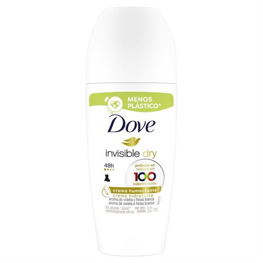 Antitranspirante Roll-On Invisible Dry Violeta e Frésia Branca Dove 50ml - Imagem em destaque