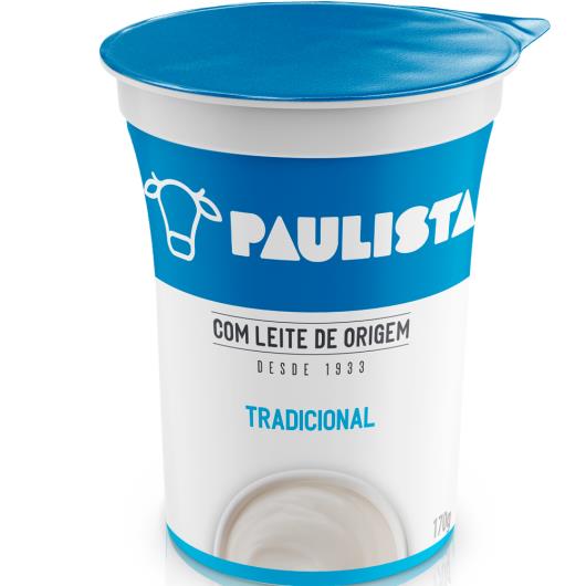 Iogurte Paulista natural integral  170g - Imagem em destaque