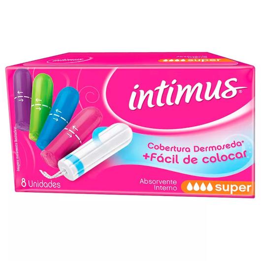 Absorvente Intimus interno super 8 unidades - Imagem em destaque