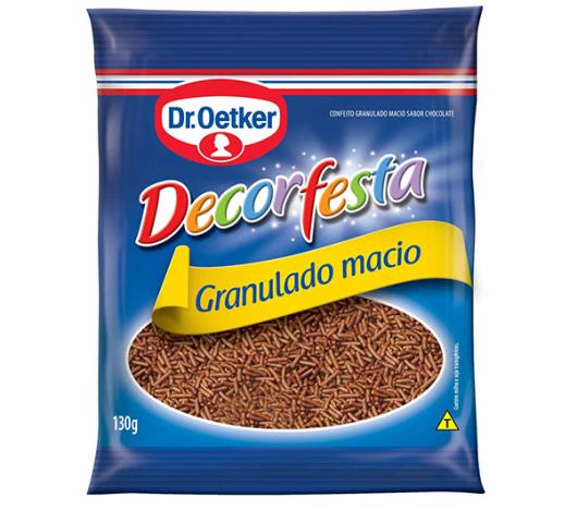 Confete granulado macio decorfesta Dr. Oetker 130g - Imagem em destaque