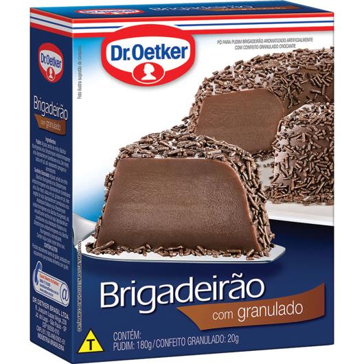 Mistura em pó para pudim Dr. Oetker sabor brigadeirão 200g - Imagem em destaque