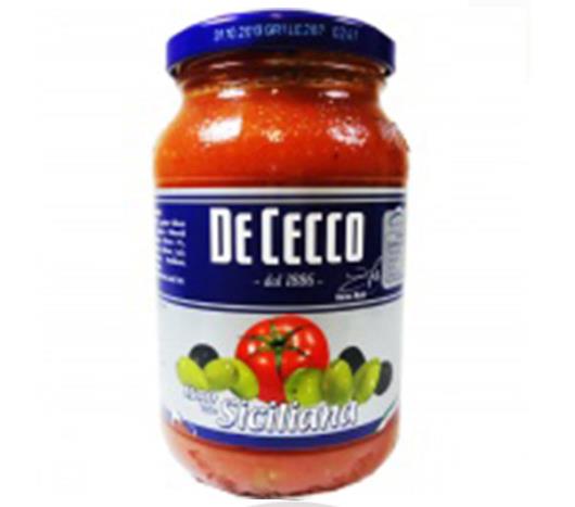Molho de tomate De Cecco sugo alla siciliana 400g - Imagem em destaque