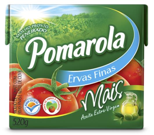 Molho de tomate Pomarola azeite e ervas finas 520g - Imagem em destaque