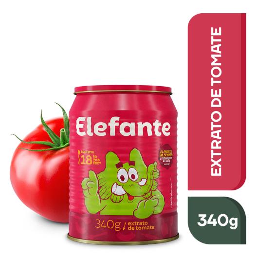 Extrato de tomate Elefante lata 340g - Imagem em destaque