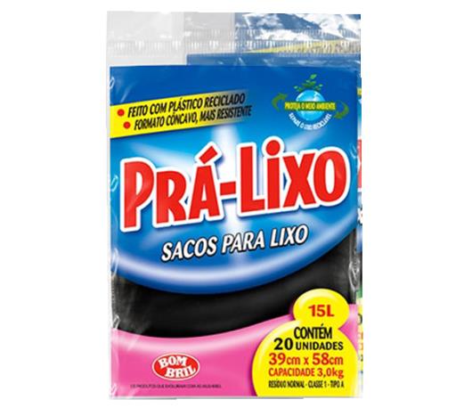 Saco para lixo Bombril Prá-Lixo 15L - Imagem em destaque