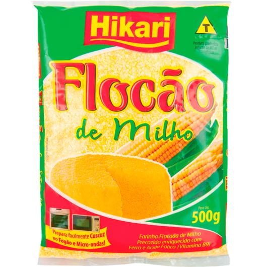 Farinha de milho flocos amarela Hikari 500g - Imagem em destaque