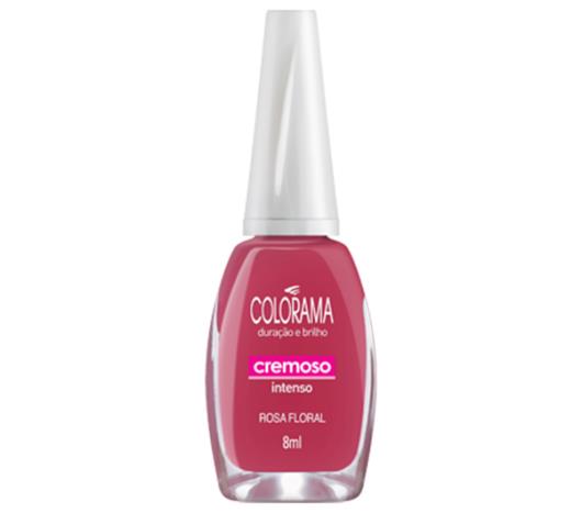 Esmalte Colorama cremoso rosa floral 8ml - Imagem em destaque