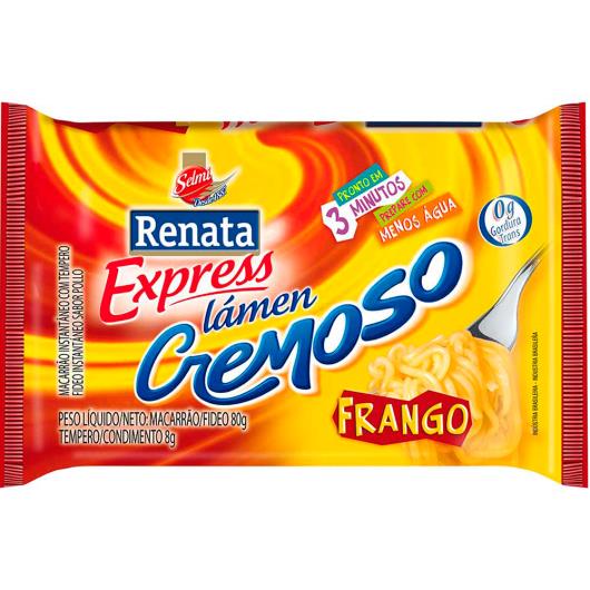 Macarrão Renata Instantâneo Cremoso Frango 88g - Imagem em destaque