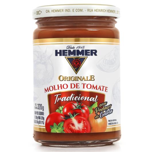 Molho de Tomate Hemmer Original com Pedaços de Cebola 320g - Imagem em destaque